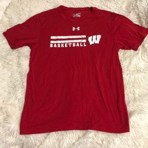 under armour wisconsin shirt